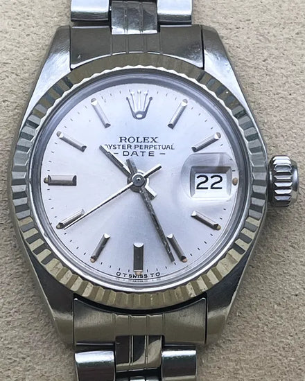 Rolex Lady-Datejust 26MM Silver Dial Jubilee Bracelet (6917)