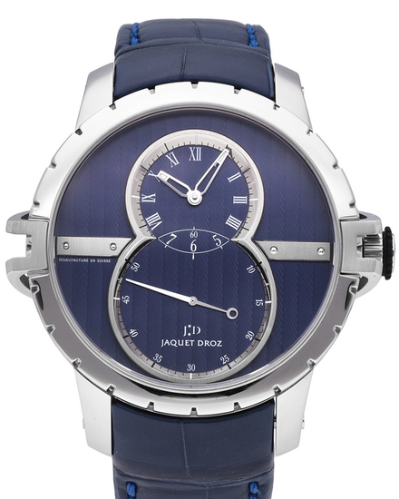 2023 Jaquet Droz Grande Seconde SW 45MM Blue Dial Leather Strap (J029030243)