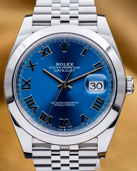 2025 Rolex Datejust 41MM Blue Dial Jubilee Bracelet (126300)