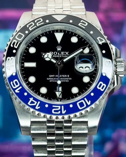 2020 Rolex GMT-Master II "Batgirl" 40MM Black Dial Jubilee Bracelet (126710BLNR)