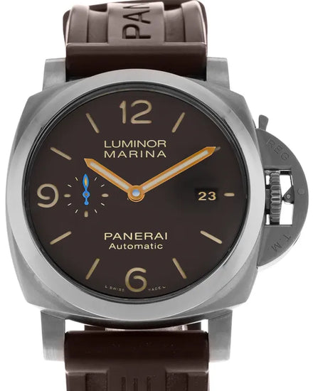 Panerai Luminor Marina 1950 3 Days 44MM Brown Dial Rubber Strap (PAM01351)
