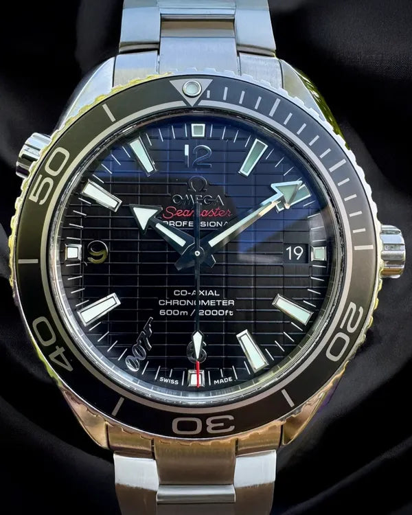 Omega Seamaster Planet Ocean 600M "Skyfall" L. E. 42MM Black Dial Steel Bracelet (232.30.42.21.01.004)