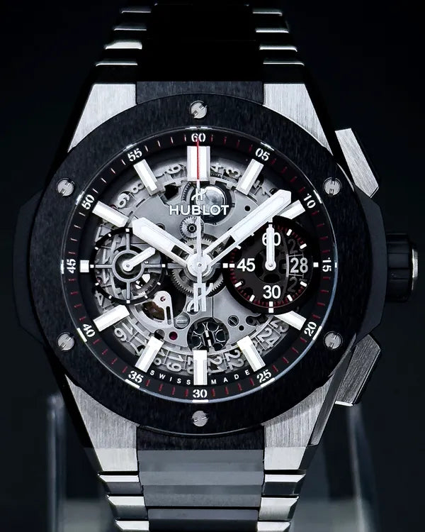 2022 Hublot Big Bang Integrated 42MM Skeleton Dial Titanium Bracelet (451.NM.1170.NM)