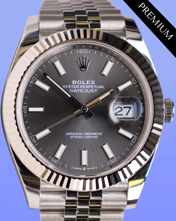 Rolex Datejust (Rhodium Fluted Jubilee)