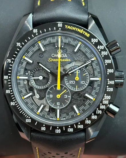 Omega Speedmaster Dark Side of the Moon "Apollo 8" 44.25MM Black Dial Leather Strap (311.92.44.30.01.001)