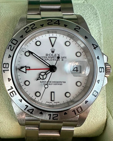 2007 Rolex Explorer II "Polar" 40MM White Dial Oyster Bracelet (16570)