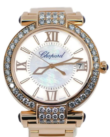Chopard Imperiale 40MM Mother of Pearl Dial Rose Gold Bracelet (384241)