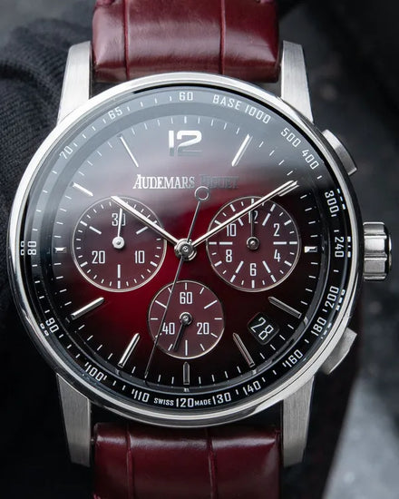 2021 Audemars Piguet Code 11.59 41MM Red Dial Leather Strap (26393BC.OO.A068CR.01)