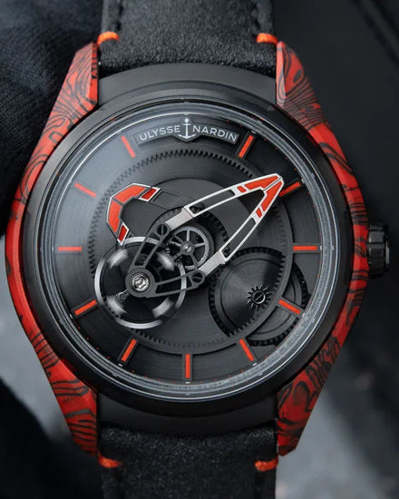 2024 Ulysse Nardin Freak X Magma 43MM Skeleton Dial Leather Strap (2303-270/MAGMA-BQ)