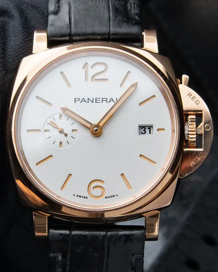 2023 Panerai Luminor Due Goldtech 42MM White Dial Leather Strap (PAM01336)