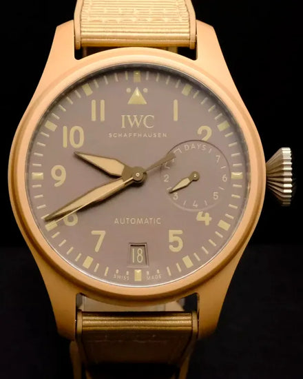 IWC Schaffhausen Pilot Top Gun "Mojave Desert" 46MM Brown Dial Textile Strap (IW506003)