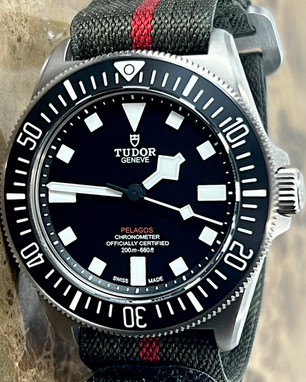 2024 Tudor Pelagos FXD 42MM Black Dial Textile Strap (25717N)