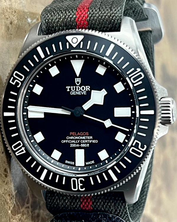 2024 Tudor Pelagos FXD 42MM Black Dial Textile Strap (25717N)