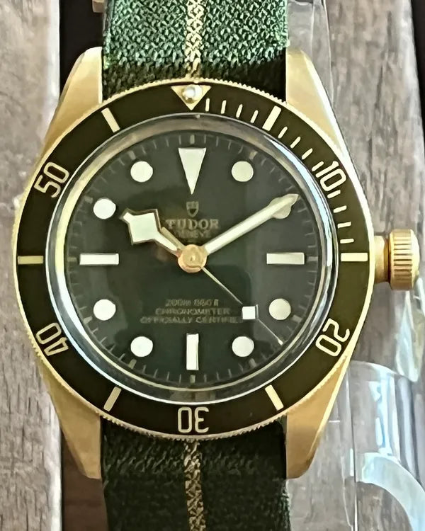 2024 Tudor Black Bay Fifty-Eight 39MM Green Dial Textile Strap (79018V)