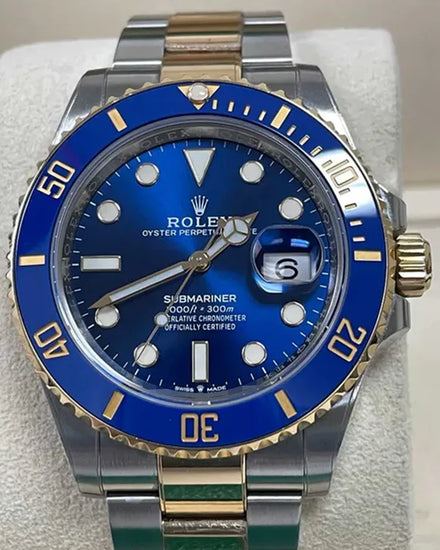 2021 Rolex Submariner "Bluesy" 41MM Blue Dial Two-Tone Oyster Bracelet (126613LB)