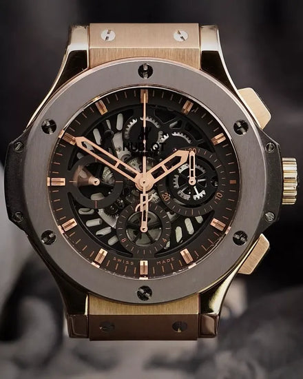 Hublot Big Bang Aero Bang L.E. 44MM Skeleton Dial Leather Strap (310.PT.1180.RX)