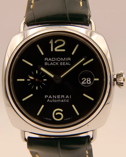 Panerai Radiomir Black Seal 45MM Black Dial Leather Strap (PAM00287)