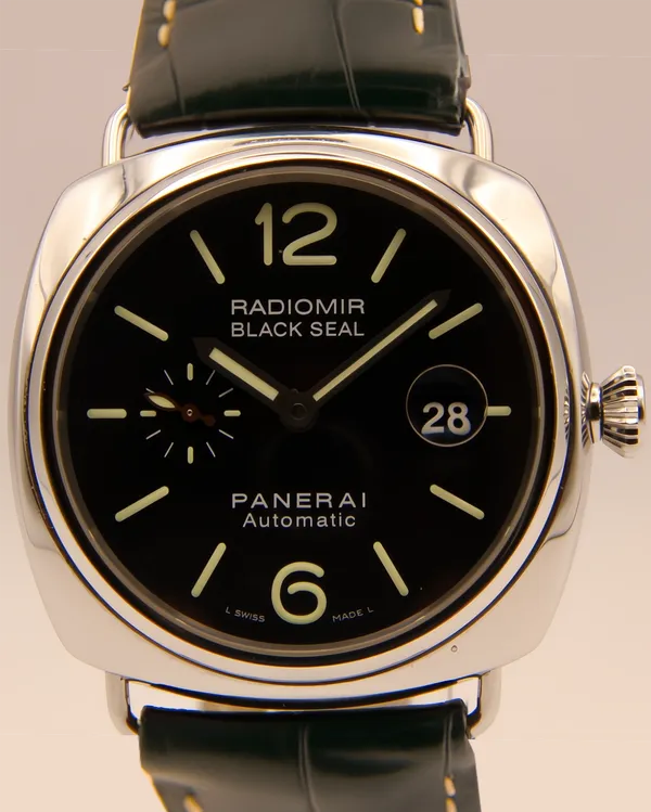 Panerai Radiomir Black Seal 45MM Black Dial Leather Strap (PAM00287)