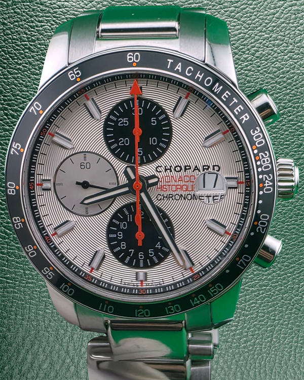 Chopard Grand Prix de Monaco Historique Race Edition 42.40MM Silver Dial Steel Bracelet (158992-3006)