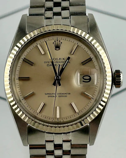 Rolex Datejust 36MM Silver "Pie Pan" Dial Jubilee Bracelet (1601)