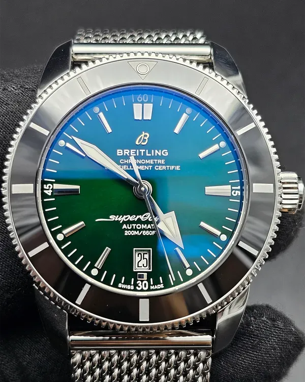 Breitling Superocean Heritage II 46MM Green Dial Steel Bracelet (AB2020)