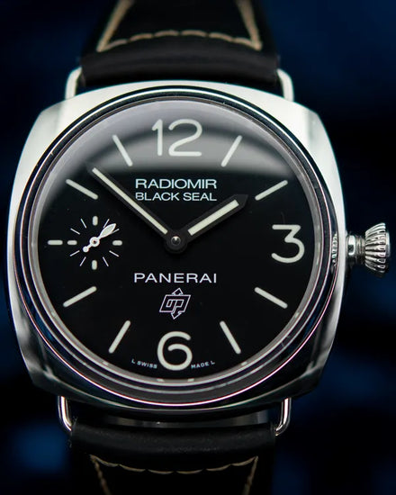 2018 Panerai Radiomir "Black Seal" 45MM Black Dial Leather Strap (PAM00380)