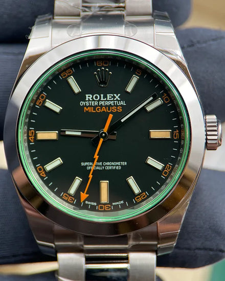 2023 Rolex Milgauss 40MM Black Dial Oyster Bracelet (116400GV)