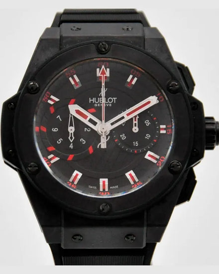 Hublot King Power Foundroyante Black Magic 48MM Black Dial Rubber Strap (715.CI.1123.RX)
