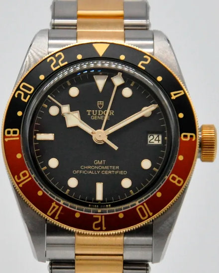 2022 Tudor Black Bay GMT S&G "Rootbeer" 41MM Black Dial Two-Tone Bracelet (79833MN)