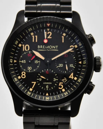 2021 Bremont ALT1-P2 Jet 43MM Black Dial Steel Bracelet (ALT1-P2-JET)