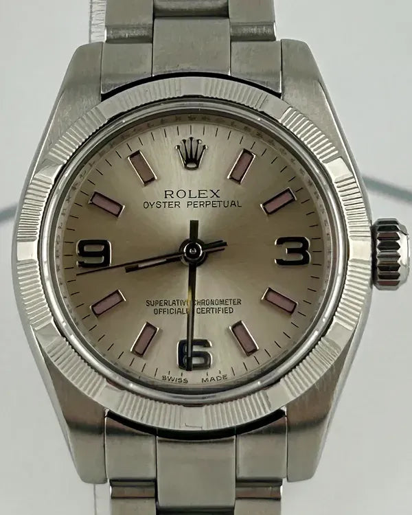 Rolex Oyster Perpetual 26MM Silver Dial Oyster Bracelet (176210)