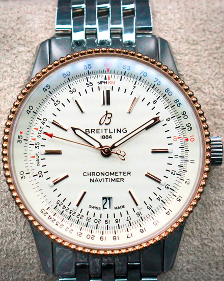 Breitling Navitimer 41MM Silver Dial Steel Bracelet (U17326211G1A1)