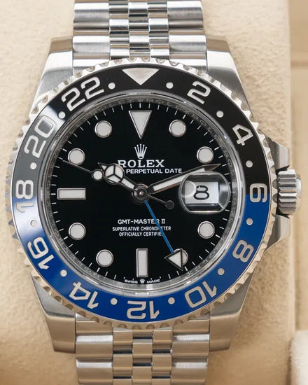 2023 Rolex GMT-Master II "Batgirl" 40MM Black Dial Jubilee Bracelet (126710BLNR)
