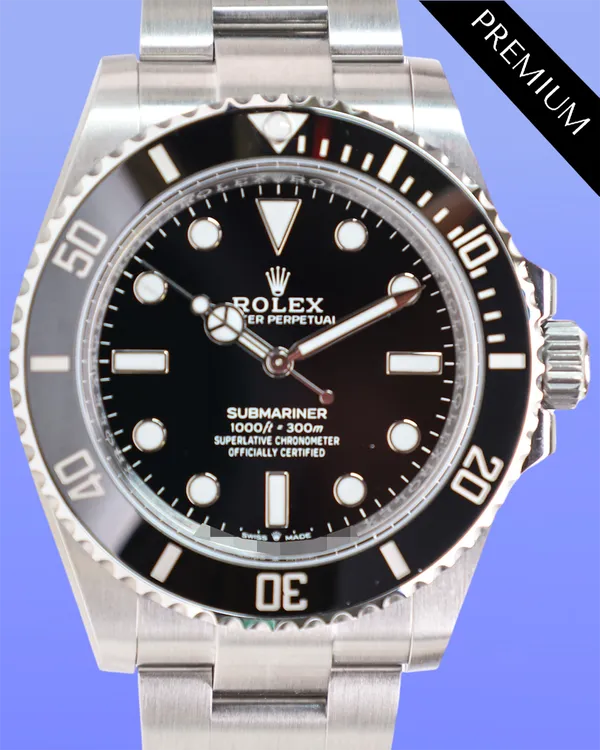 2025 Rolex Submariner No-Date 41MM Black Dial Oyster Bracelet (124060)