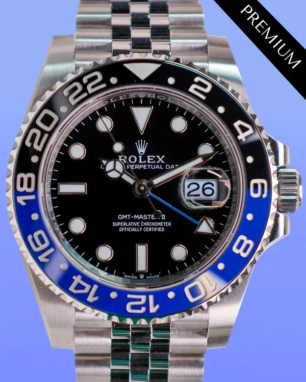2025 Rolex GMT-Master II "Batgirl" 40MM Black Dial Jubilee Bracelet (126710BLNR)