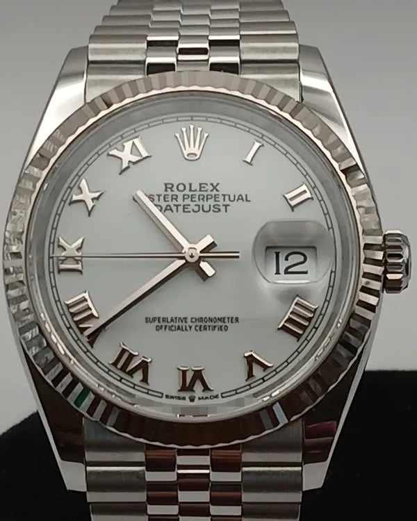 2025 Rolex Datejust 36MM White Dial Jubilee Bracelet (126234)