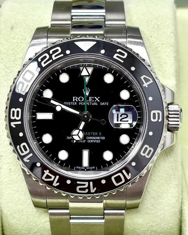 Rolex GMT-Master II 40MM Black Dial Oyster Bracelet (116710LN)