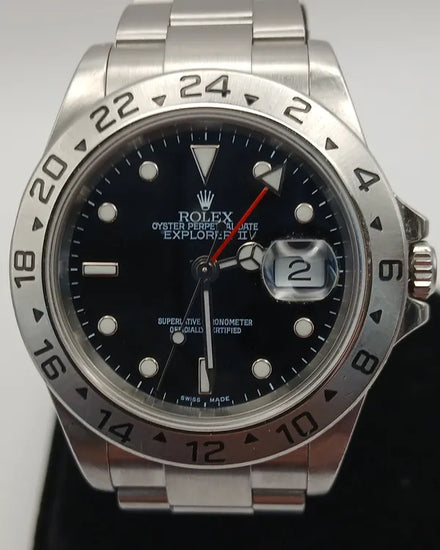 Rolex Explorer II 40MM Black Dial Oyster Bracelet (16570)