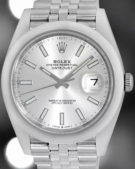 2022 Rolex Datejust 41MM Silver Dial Jubilee Bracelet (126300)