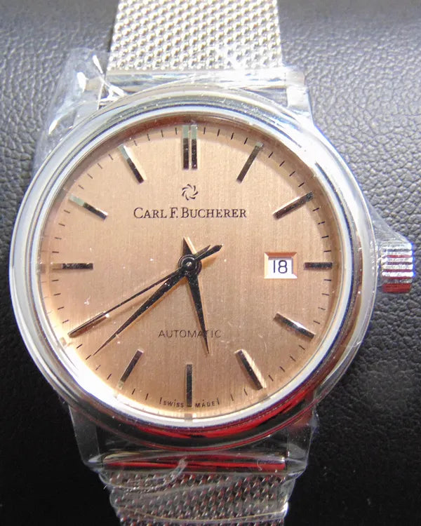 No Reserve - Carl F. Bucherer Adamavi 31MM Brown Dial Steel Bracelet (10320.08.93.22)