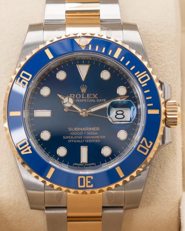 2019 Rolex Submariner Date "Bluesy" 40MM Blue Dial Two-Tone Oyster Bracelet (116613LB)