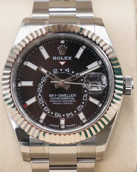 2025 Rolex Sky-Dweller 42MM Black Dial Oyster Bracelet (336934)