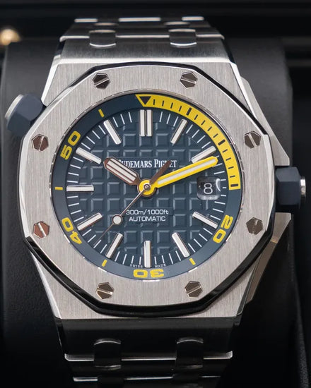 Audemars Piguet Royal Oak Offshore Diver 42MM Blue Dial Steel Bracelet (15710ST.OO.A027CA.01)