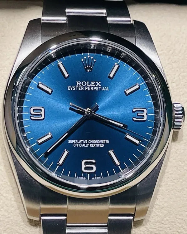 2014 Rolex Oyster Perpetual 36MM Silver Dial Oyster Bracelet (116000)