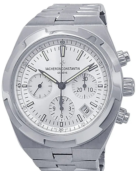 2022 Vacheron Constantin Overseas Chronograph 42.5MM Silver Dial Steel Bracelet (5500V/110A-B075)