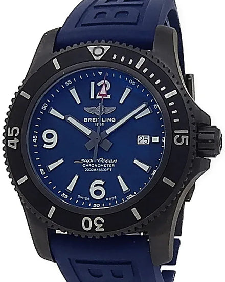2015 Breitling Superocean II 46MM Blue Dial Rubber Strap (M17368)