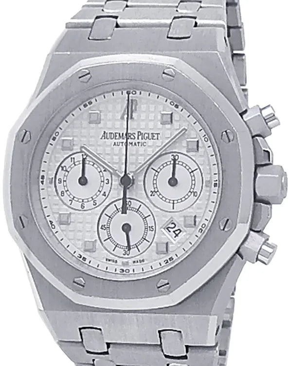 Audemars Piguet Royal Oak Chronograph 39MM Silver Dial White Gold Bracelet (25960BC.OO.1185BC.01)
