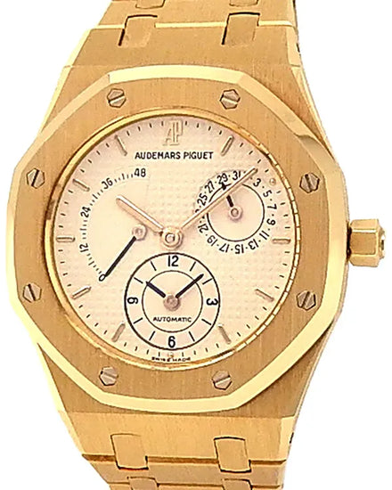 Audemars Piguet Royal Oak Dual-Time 36MM White Dial Yellow Gold Bracelet (25730BA.OO.0789BA.06)