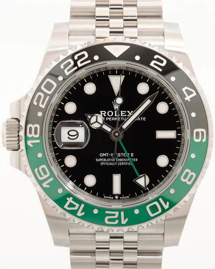 2024 Rolex GMT-Master II "Sprite" 40MM Black Dial Jubilee Bracelet (126720VTNR)