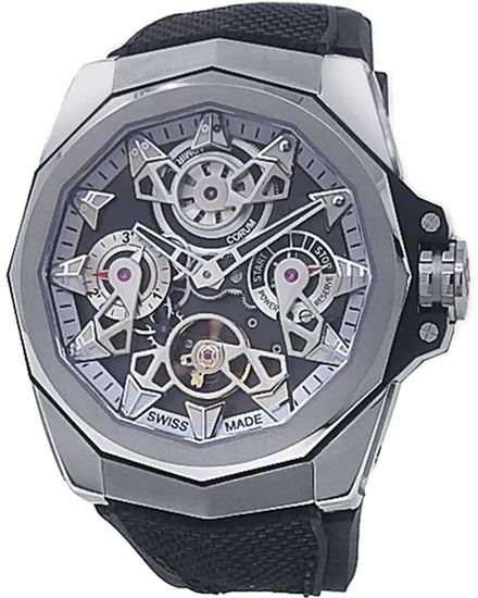 Corum Admiral's Cup AC-One 45MM Skeleton Dial Rubber Strap (A297/03897)